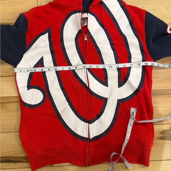 Genuine Merchandise Red and Blue Youth Hoodie - Picture 6 of 7